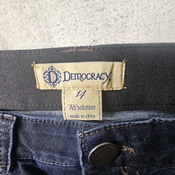 Democracy Jeans Absolution Skinny Women’s 14 Dark Wash - Picture 6 of 12